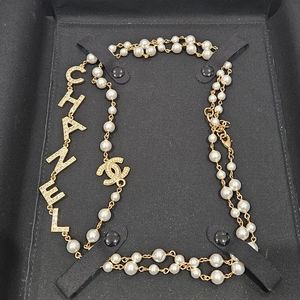 Auth CHANEL Pearl Necklace